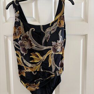Longitude Swim Bathing Suit Black size 16